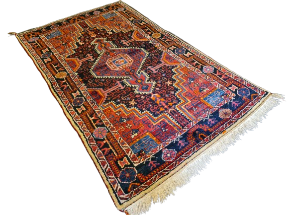 Perserteppich Orientteppich Handgeknüpfter Teppich Sarough Hamedan 185x107cm