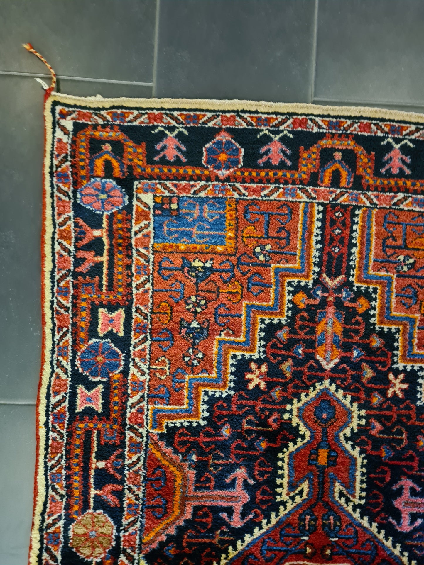 Perserteppich Orientteppich Handgeknüpfter Teppich Sarough Hamedan 185x107cm