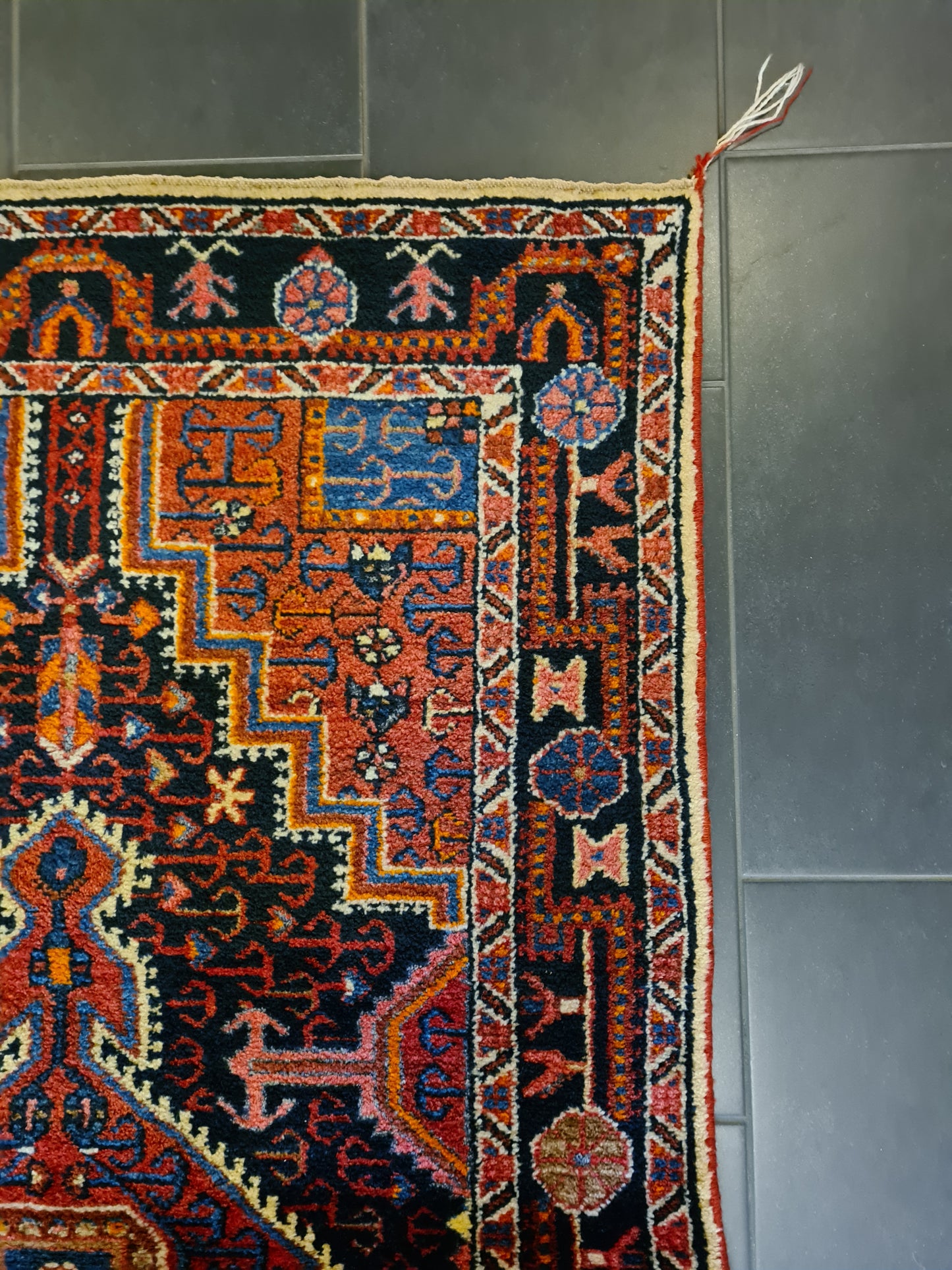 Perserteppich Orientteppich Handgeknüpfter Teppich Sarough Hamedan 185x107cm