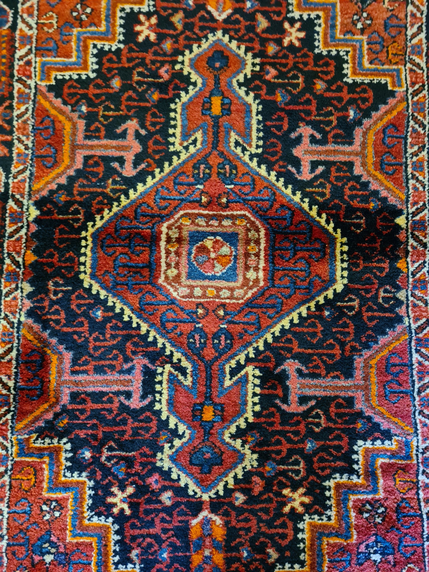 Perserteppich Orientteppich Handgeknüpfter Teppich Sarough Hamedan 185x107cm
