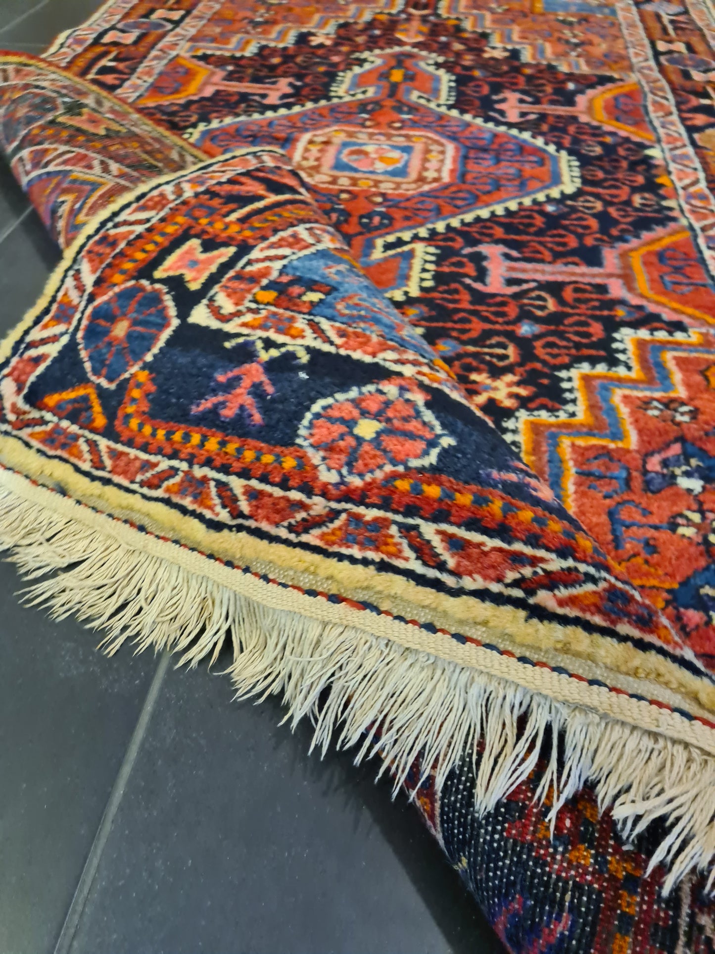 Perserteppich Orientteppich Handgeknüpfter Teppich Sarough Hamedan 185x107cm