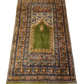 Seidenteppich Orientteppich Handgeknüpfter Teppich Kayseri Mihrab 160x91cm