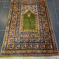 Seidenteppich Orientteppich Handgeknüpfter Teppich Kayseri Mihrab 160x91cm