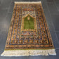Seidenteppich Orientteppich Handgeknüpfter Teppich Kayseri Mihrab 160x91cm