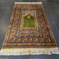 Seidenteppich Orientteppich Handgeknüpfter Teppich Kayseri Mihrab 160x91cm