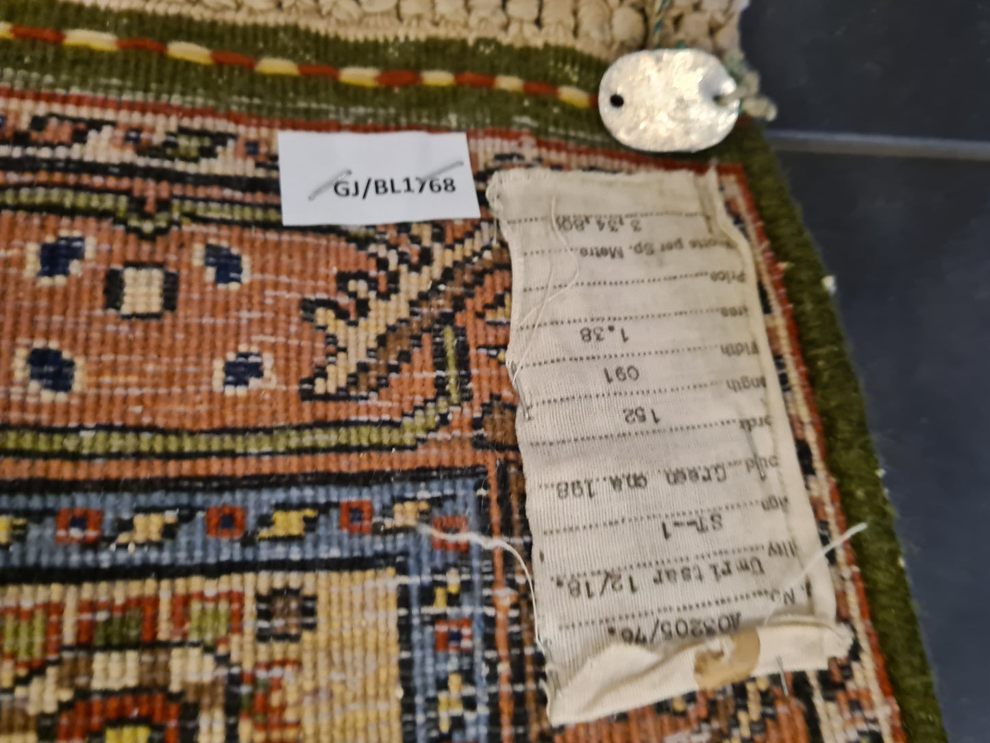 Seidenteppich Orientteppich Handgeknüpfter Teppich Kayseri Mihrab 160x91cm