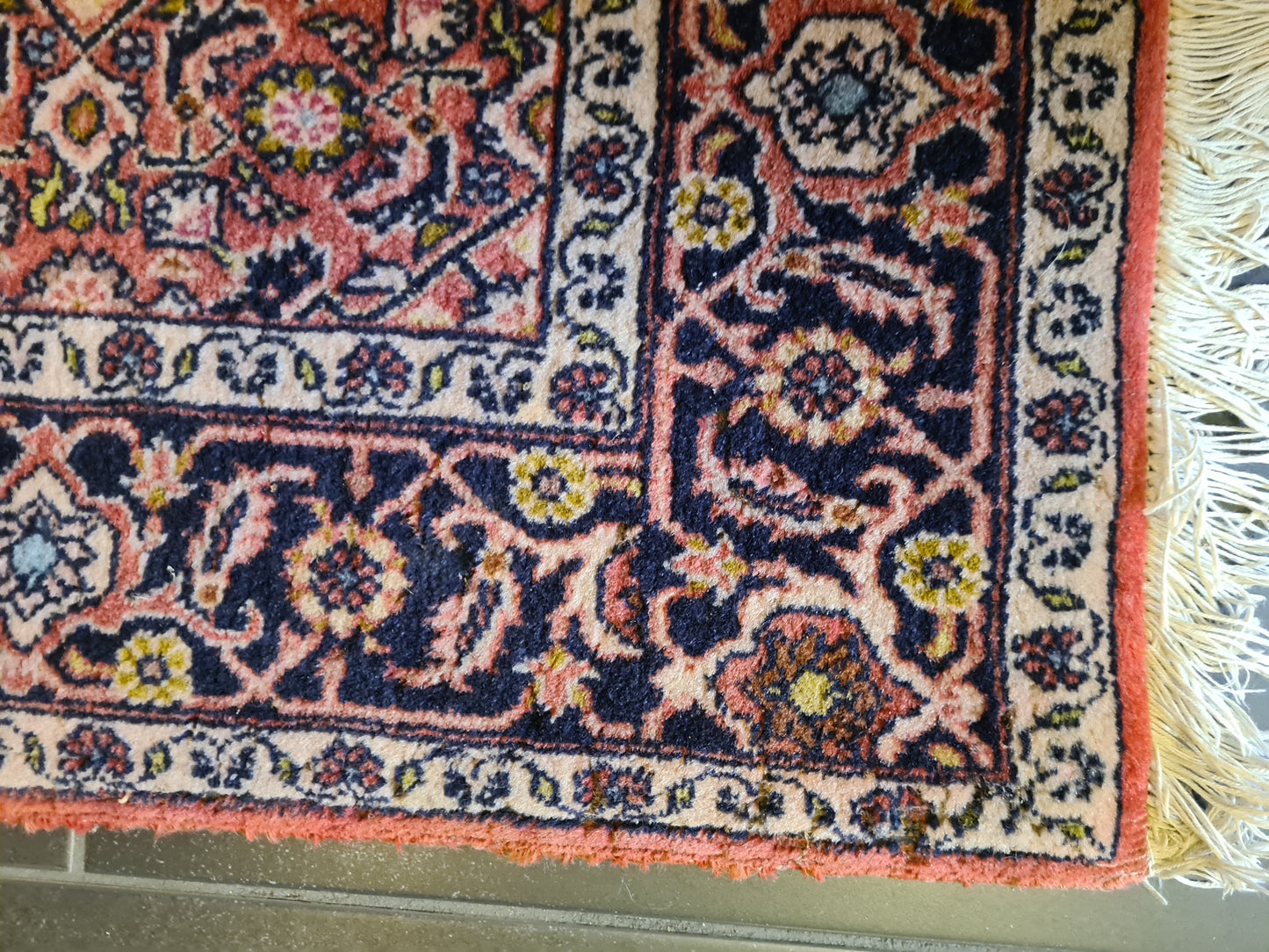 Perserteppich Orientteppich Handgeknüpfter Teppich Bidjar Läufer 295x87cm