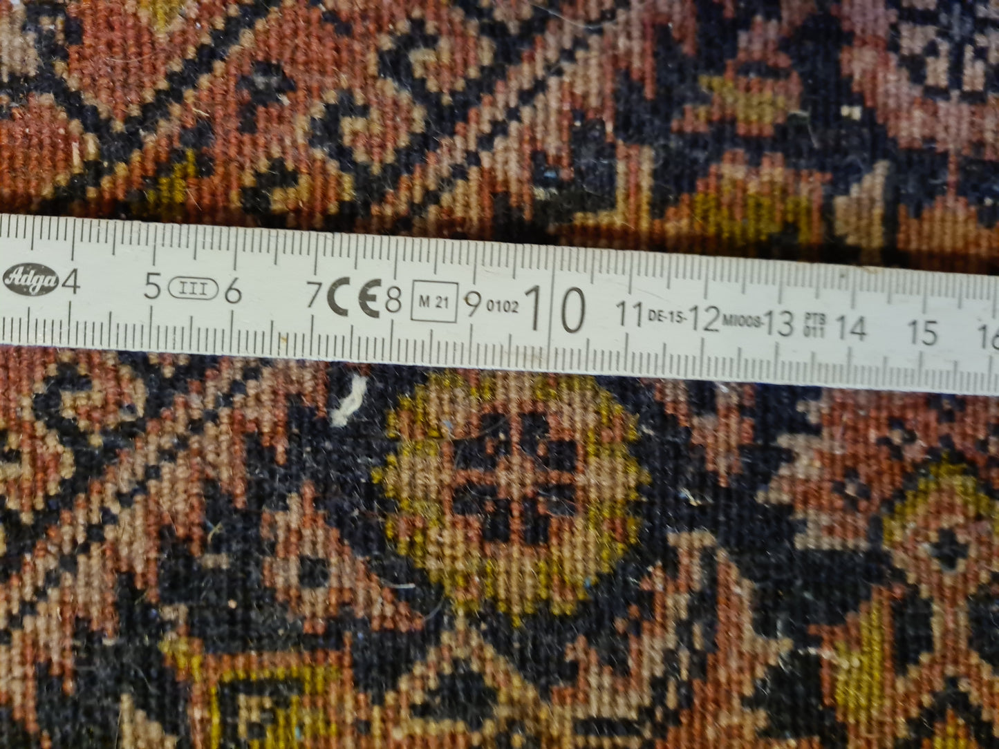 Perserteppich Orientteppich Handgeknüpfter Teppich Bidjar Läufer 295x87cm