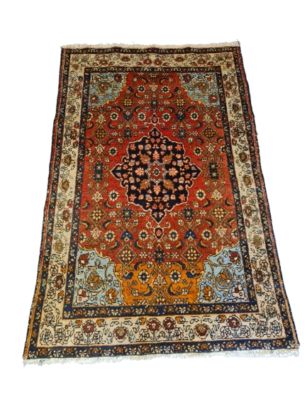 Perserteppich Orientteppich Handgeknüpfter Teppich Malaya antik 199x129cm