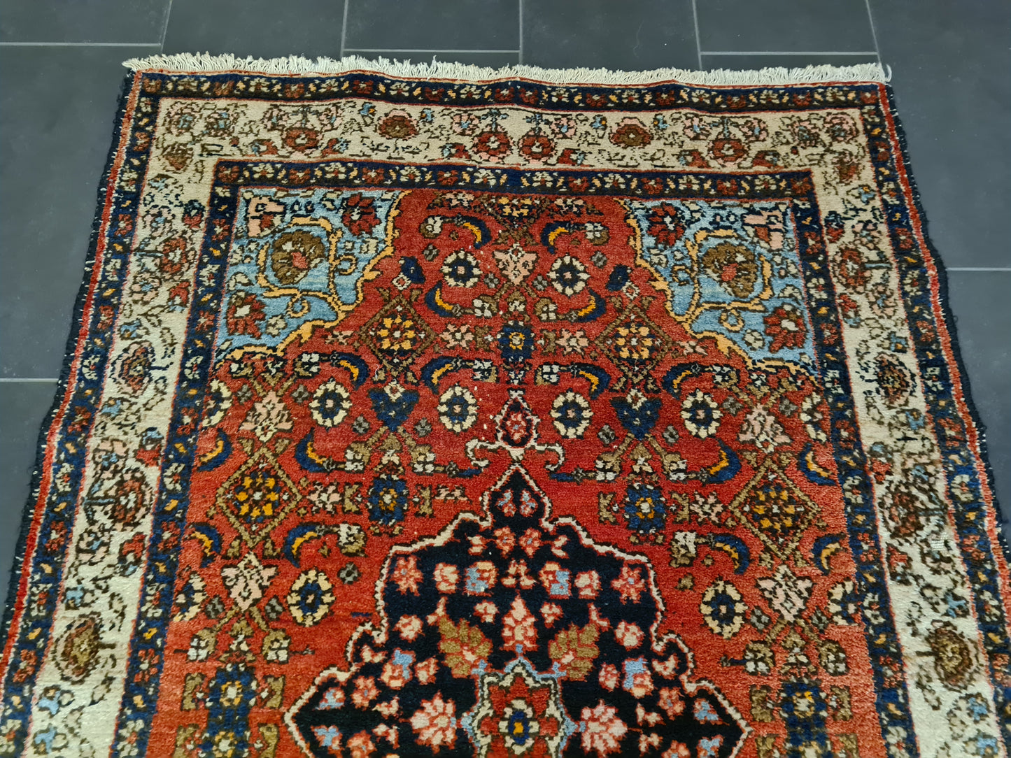 Perserteppich Orientteppich Handgeknüpfter Teppich Malaya antik 199x129cm