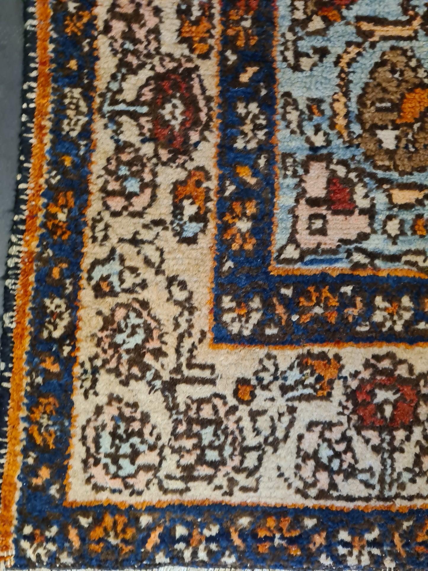 Perserteppich Orientteppich Handgeknüpfter Teppich Malaya antik 199x129cm