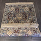 Perserteppich Orientteppich Handgeknüpfter Teppich Nain mit Seide 133x94cm