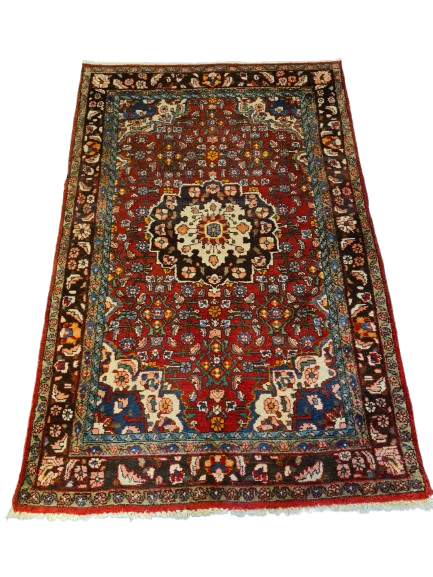 Perserteppich Orientteppich Handgeknüpfter Teppich Feiner Bidjar 228x147cm