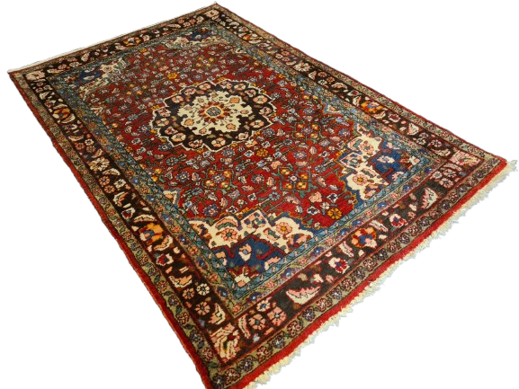 Perserteppich Orientteppich Handgeknüpfter Teppich Feiner Bidjar 228x147cm