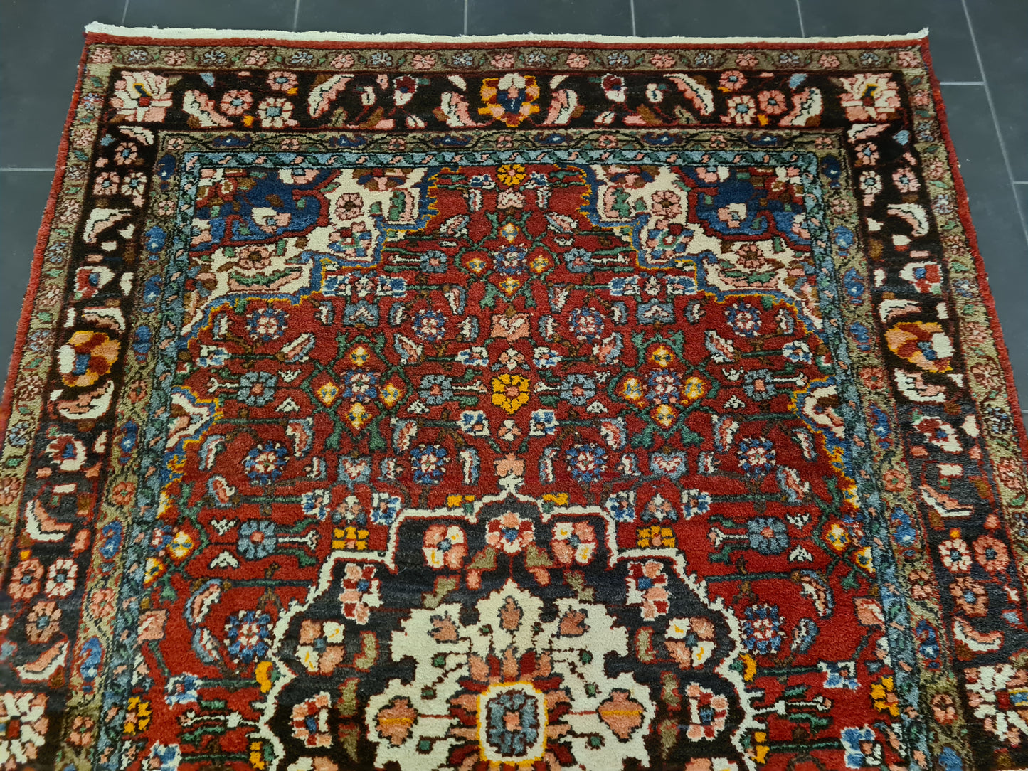 Perserteppich Orientteppich Handgeknüpfter Teppich Feiner Bidjar 228x147cm