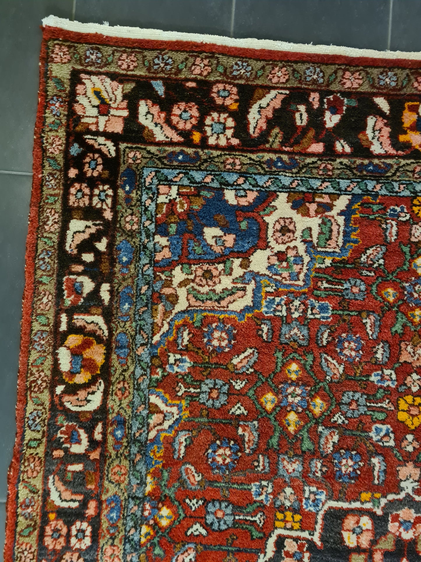 Perserteppich Orientteppich Handgeknüpfter Teppich Feiner Bidjar 228x147cm