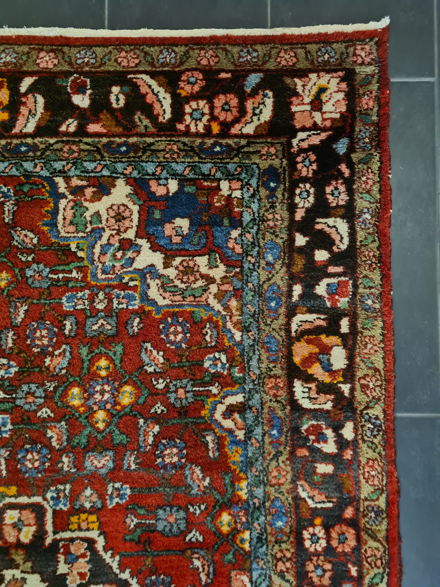 Perserteppich Orientteppich Handgeknüpfter Teppich Feiner Bidjar 228x147cm