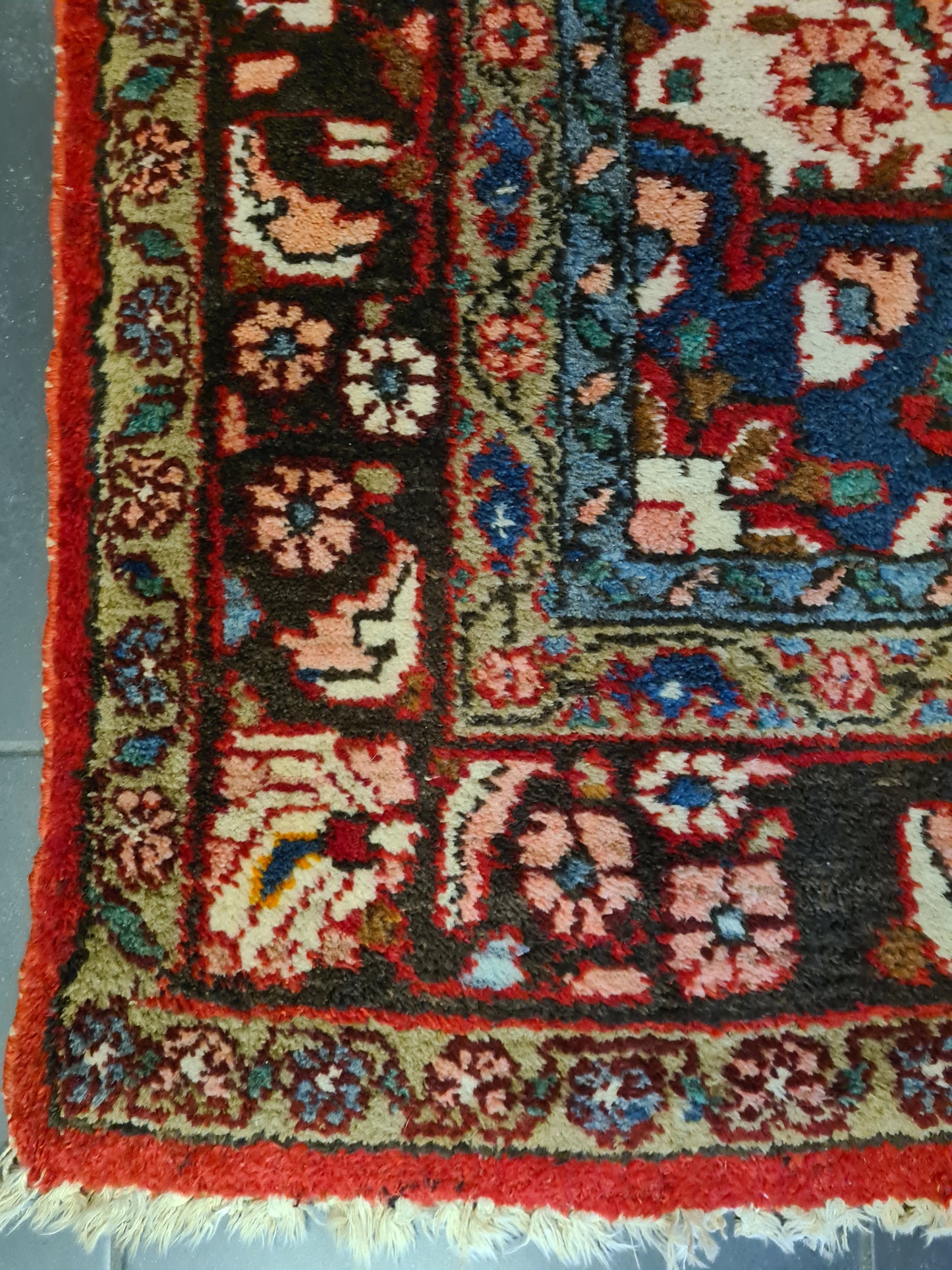 Perserteppich Orientteppich Handgeknüpfter Teppich Feiner Bidjar 228x147cm