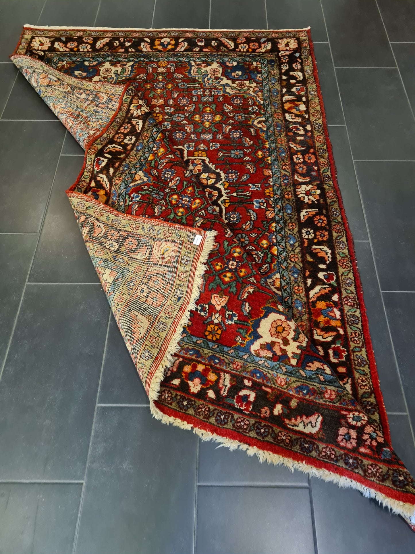 Perserteppich Orientteppich Handgeknüpfter Teppich Feiner Bidjar 228x147cm