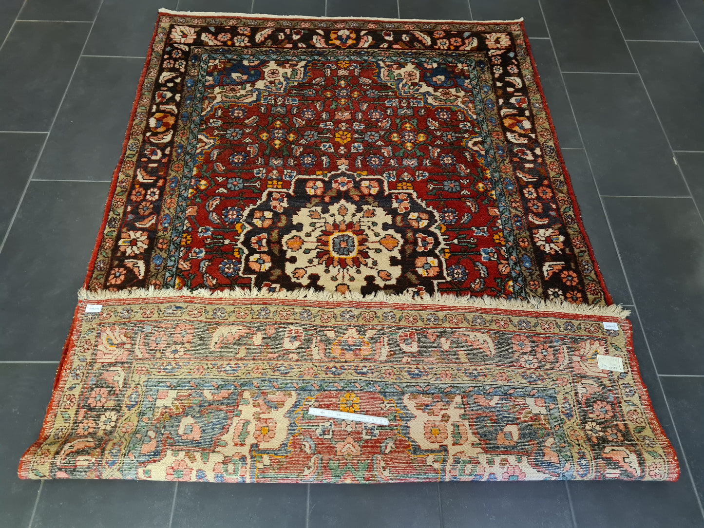Perserteppich Orientteppich Handgeknüpfter Teppich Feiner Bidjar 228x147cm