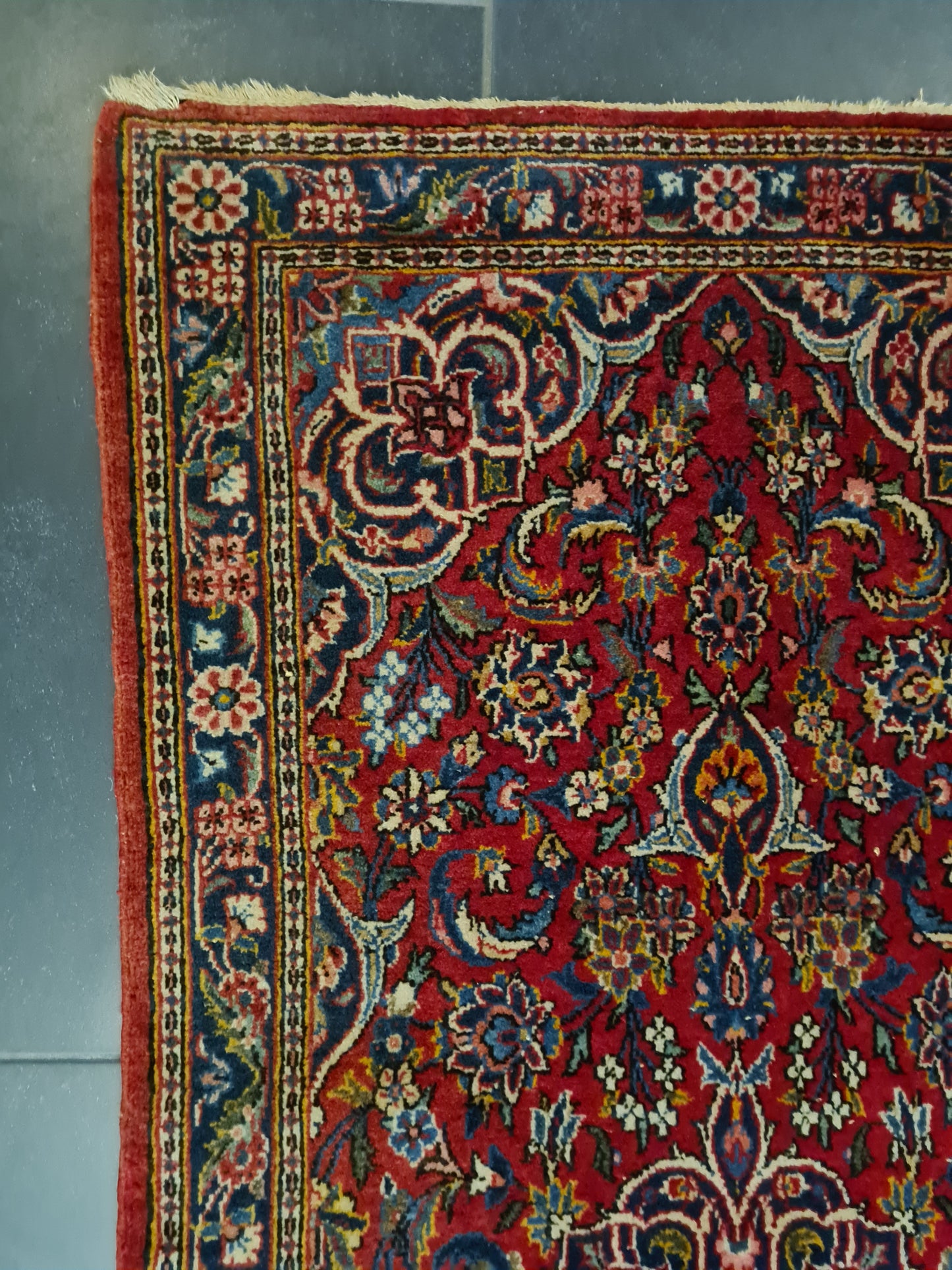 Perserteppich Orientteppich Handgeknüpfter Teppich Sarough Läufer 152x70cm