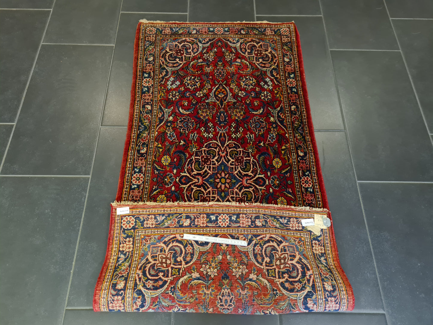 Perserteppich Orientteppich Handgeknüpfter Teppich Sarough Läufer 152x70cm