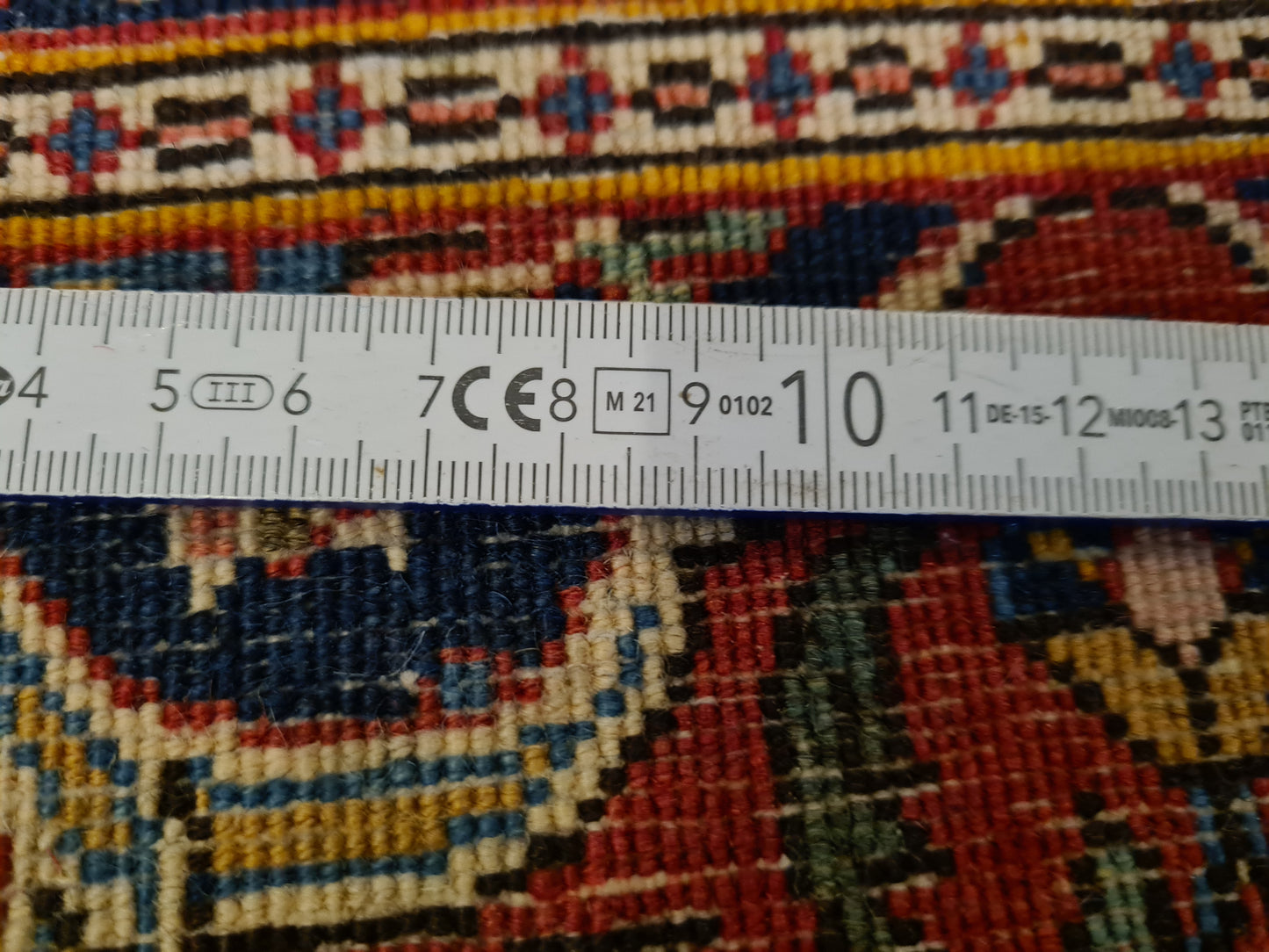 Perserteppich Orientteppich Handgeknüpfter Teppich Sarough Läufer 152x70cm