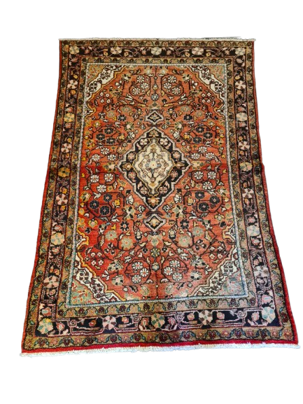 Perserteppich Orientteppich Handgeknüpfter Teppich Sarough Hamedan 214x143cm