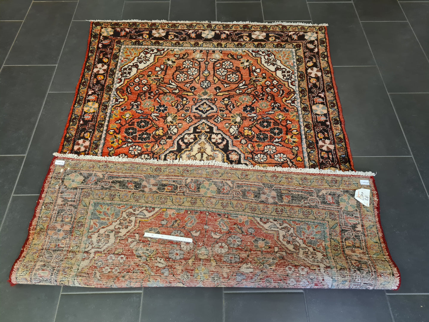 Perserteppich Orientteppich Handgeknüpfter Teppich Sarough Hamedan 214x143cm