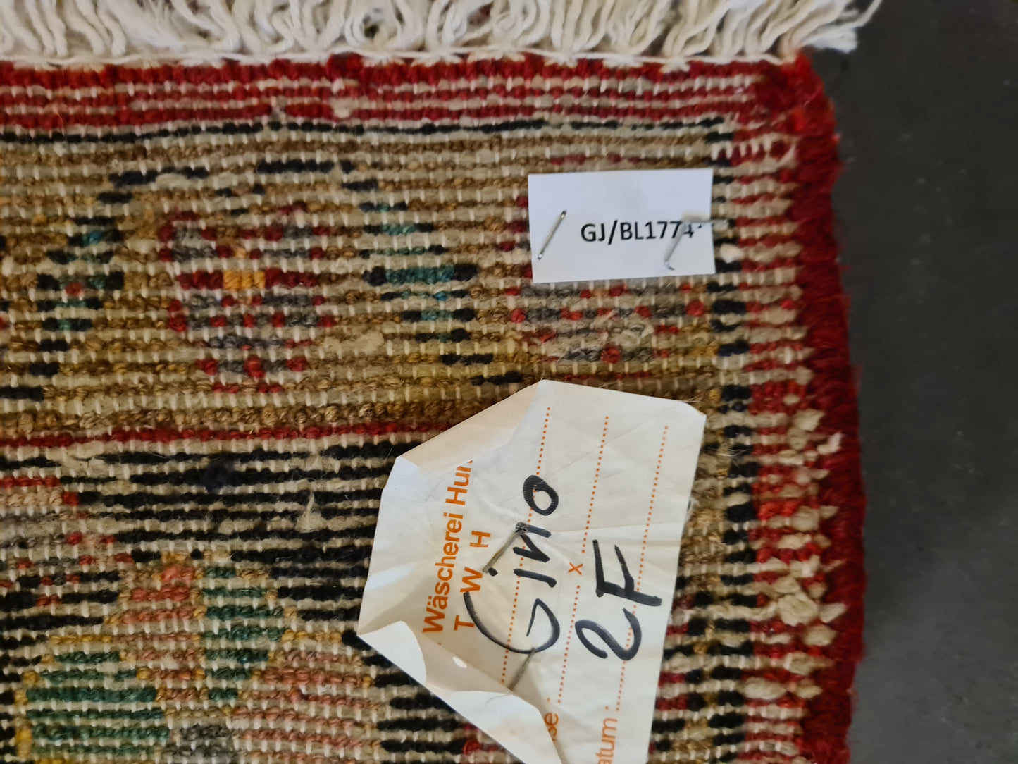 Perserteppich Orientteppich Handgeknüpfter Teppich Sarough Hamedan 214x143cm