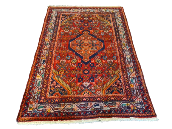 Perserteppich Orientteppich Handgeknüpfter Teppich Malaya antik 158x107cm