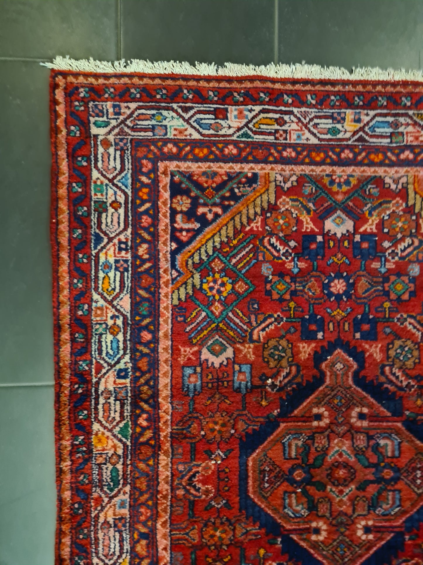 Perserteppich Orientteppich Handgeknüpfter Teppich Malaya antik 158x107cm