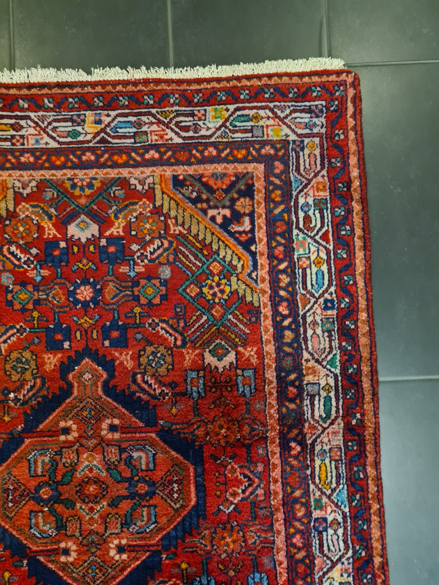 Perserteppich Orientteppich Handgeknüpfter Teppich Malaya antik 158x107cm