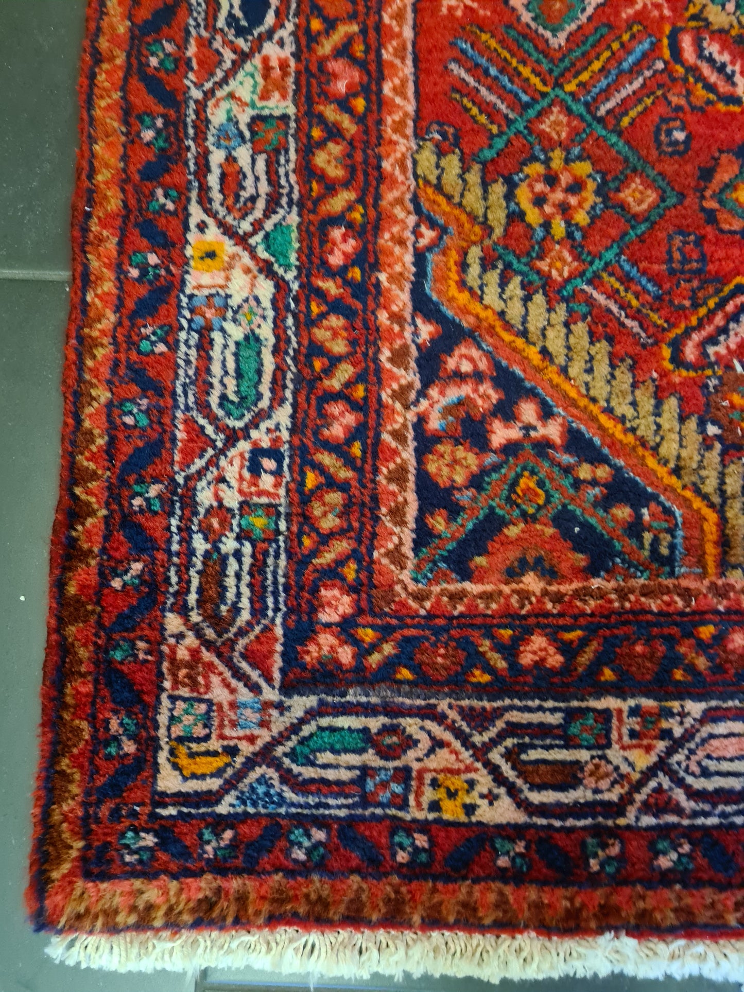 Perserteppich Orientteppich Handgeknüpfter Teppich Malaya antik 158x107cm