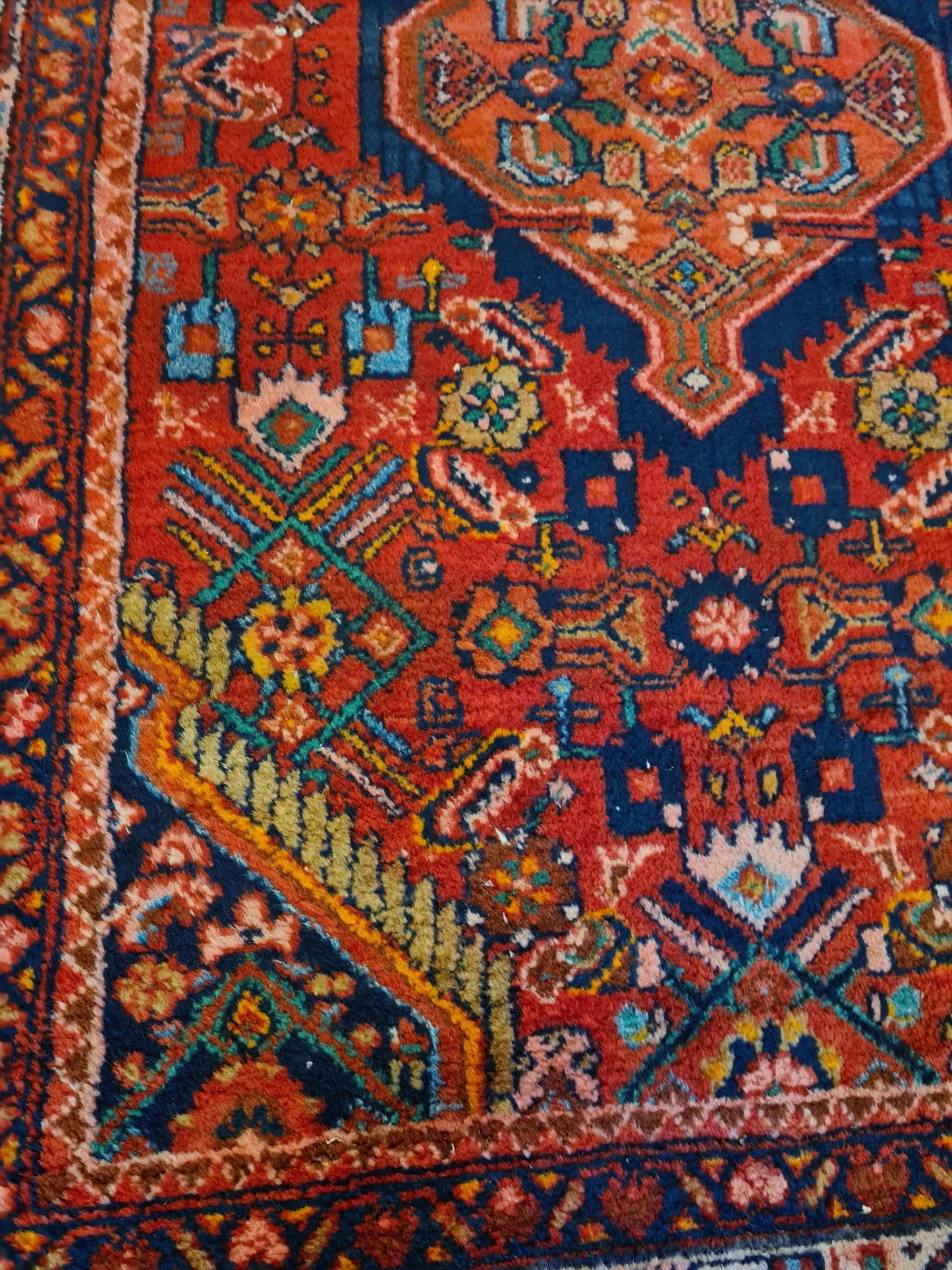 Perserteppich Orientteppich Handgeknüpfter Teppich Malaya antik 158x107cm