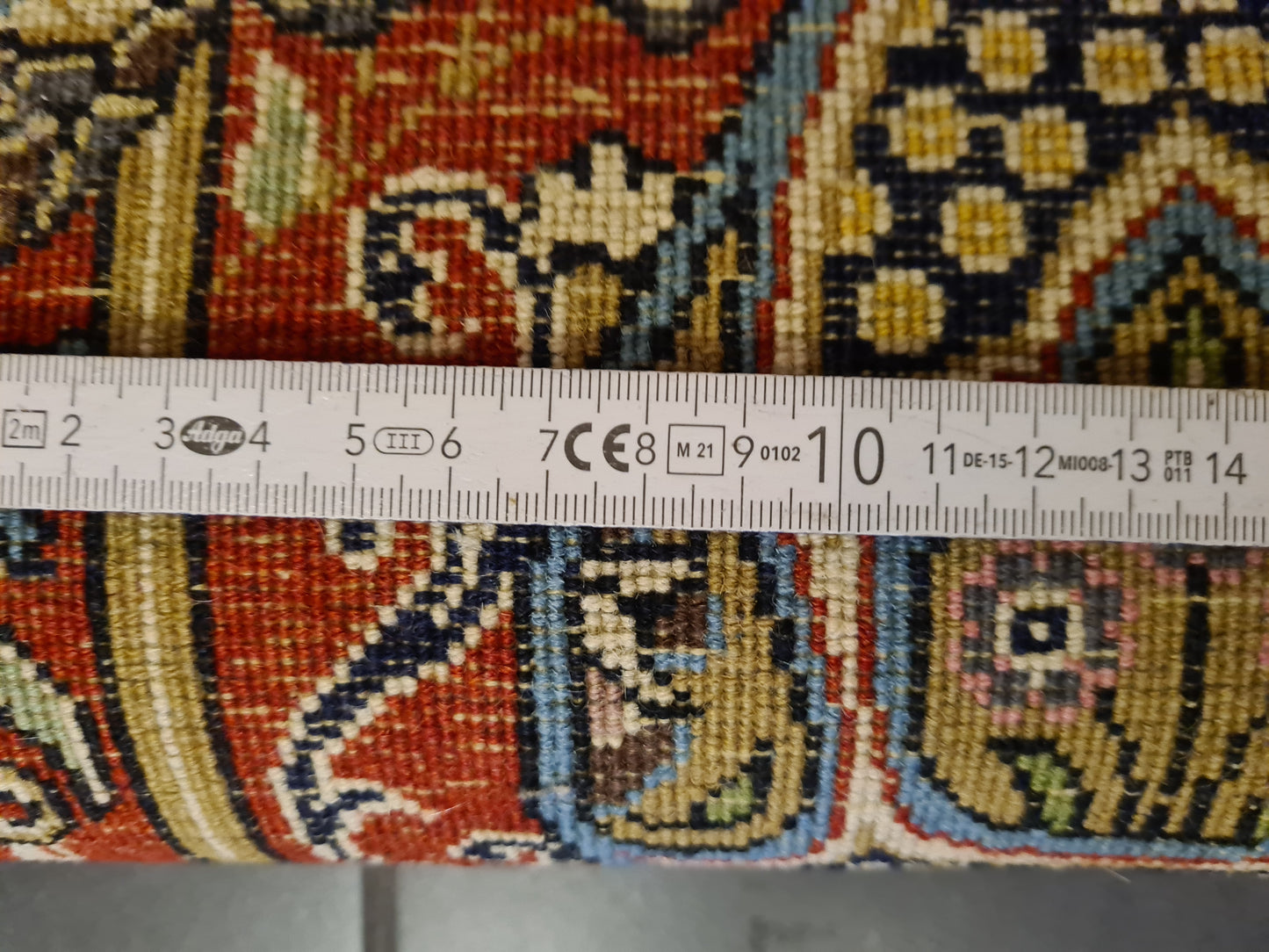 Perserteppich Orientteppich Handgeknüpfter Ghoum Lebensbaum 130x80cm