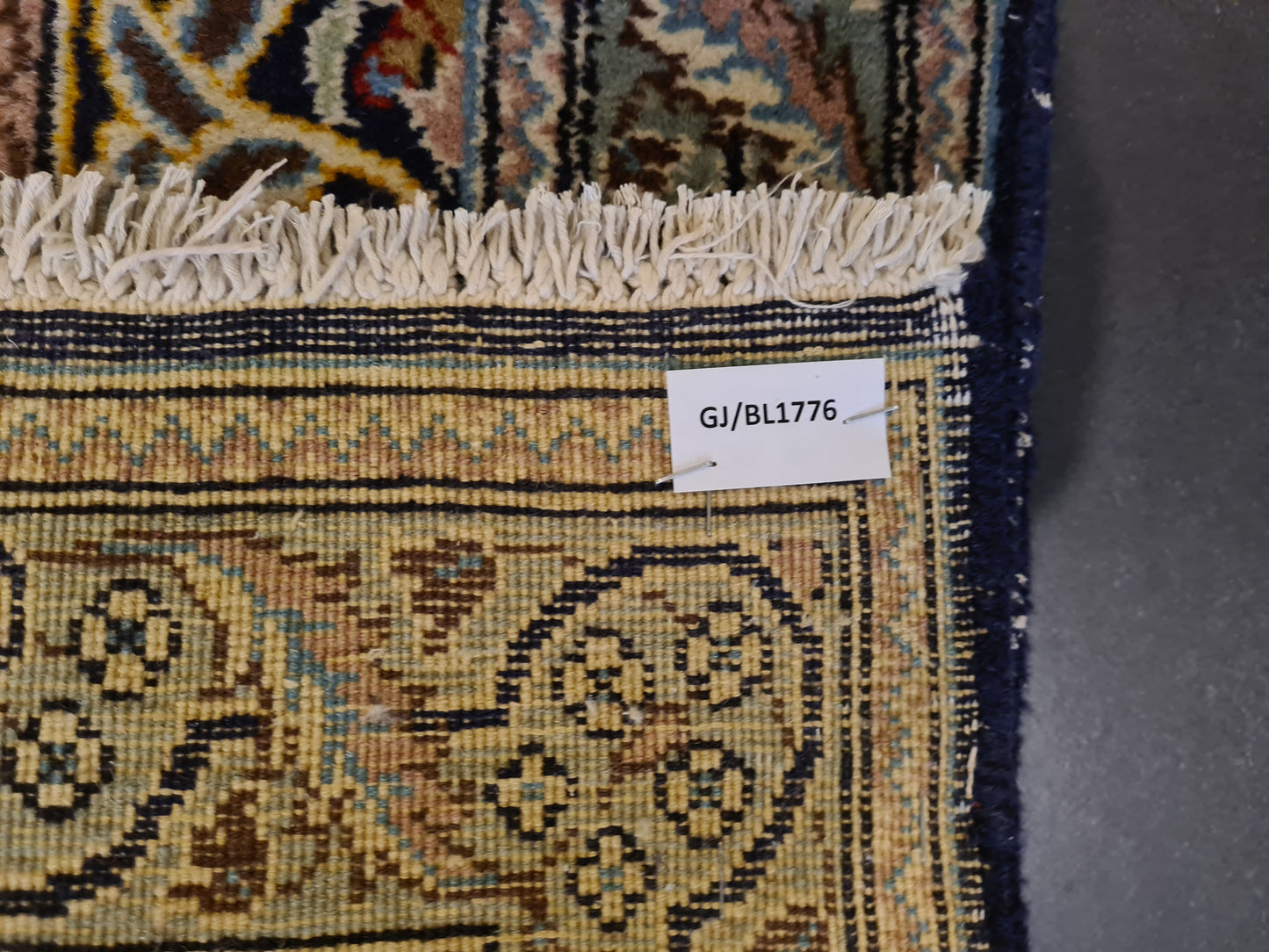 Perserteppich Orientteppich Handgeknüpfter Ghoum Lebensbaum 130x80cm