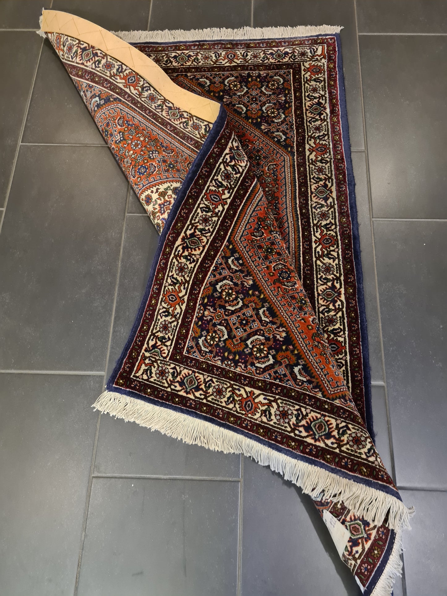 Perserteppich Orientteppich Handgeknüpfter Teppich Feiner Bidjar 140x90cm