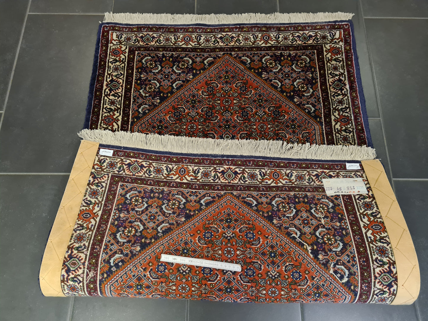 Perserteppich Orientteppich Handgeknüpfter Teppich Feiner Bidjar 140x90cm