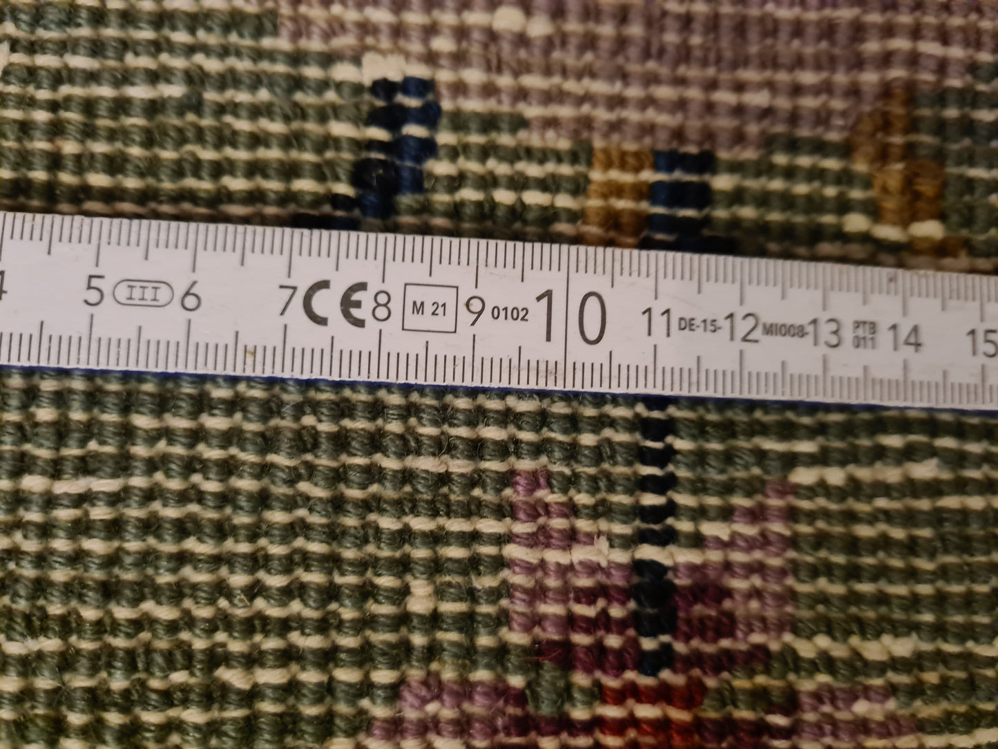 Handgeknüpfter Orientteppich China Peking Antiker Teppich art déco 117x63cm