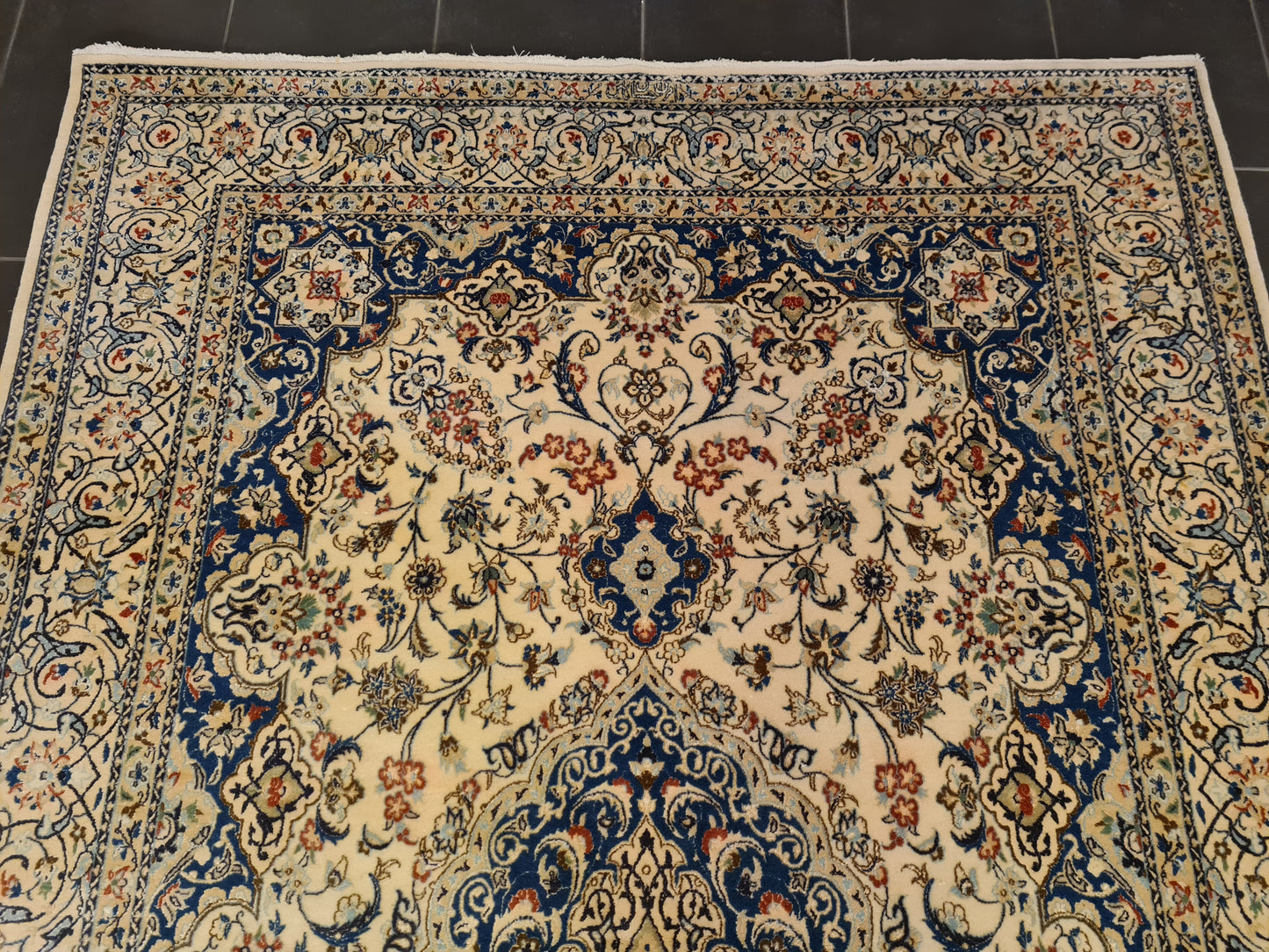 Perser Orientteppich Handgeknüpft Teppich Nain Habibian 238x164cm