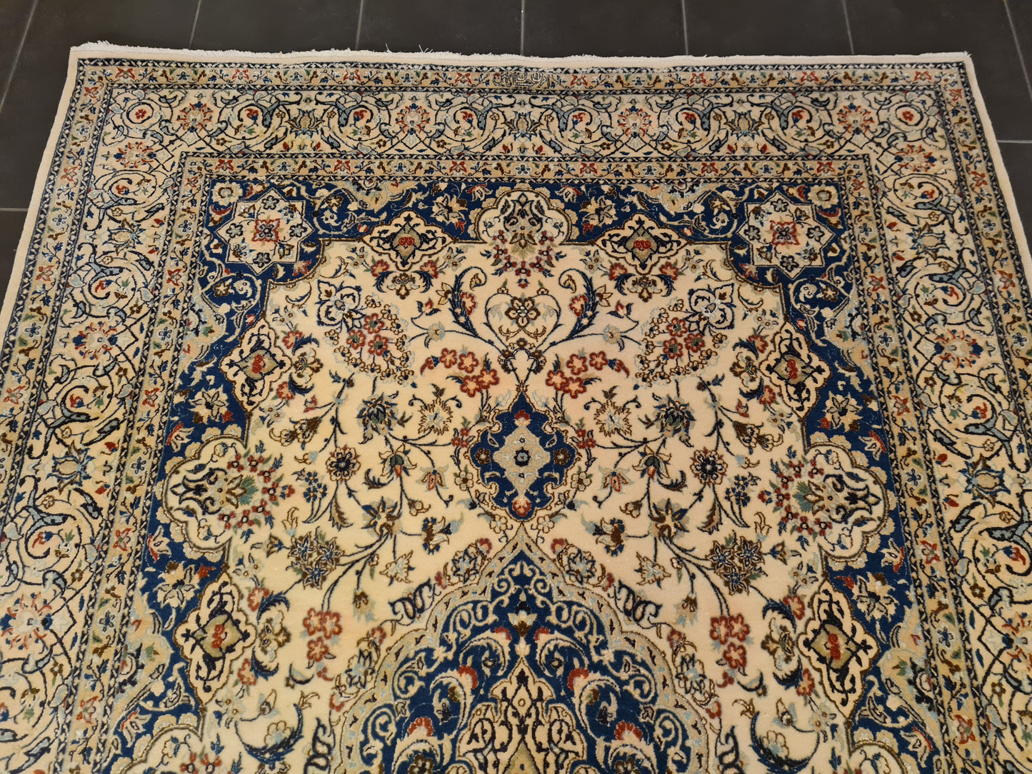 Perser Orientteppich Handgeknüpft Teppich Nain Habibian 238x164cm