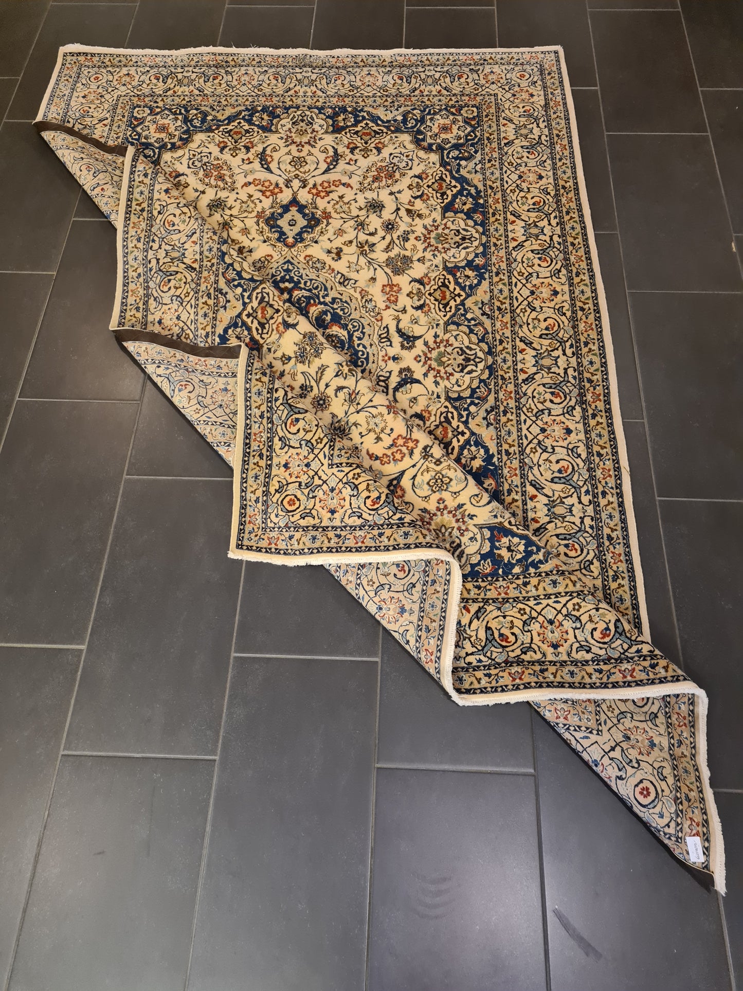 Perser Orientteppich Handgeknüpft Teppich Nain Habibian 238x164cm