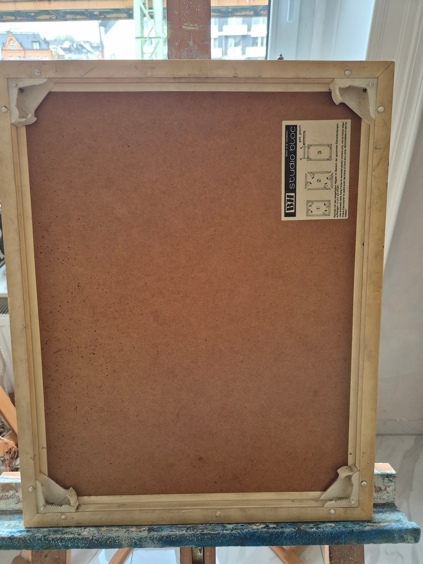 Abstrakte Radierung, Roger Van Akelyen (geb. 1948) „De Spelbreker“