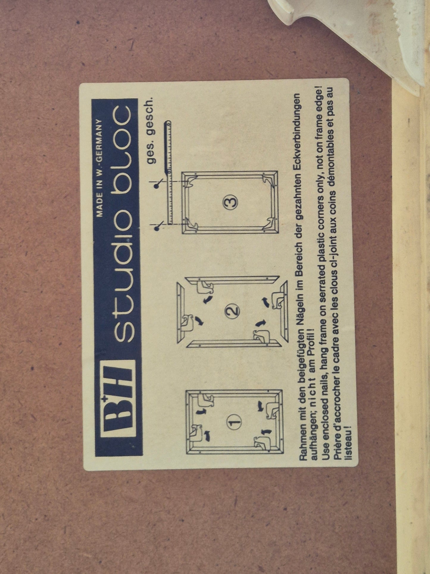 Abstrakte Radierung, Roger Van Akelyen (geb. 1948) „De Spelbreker“