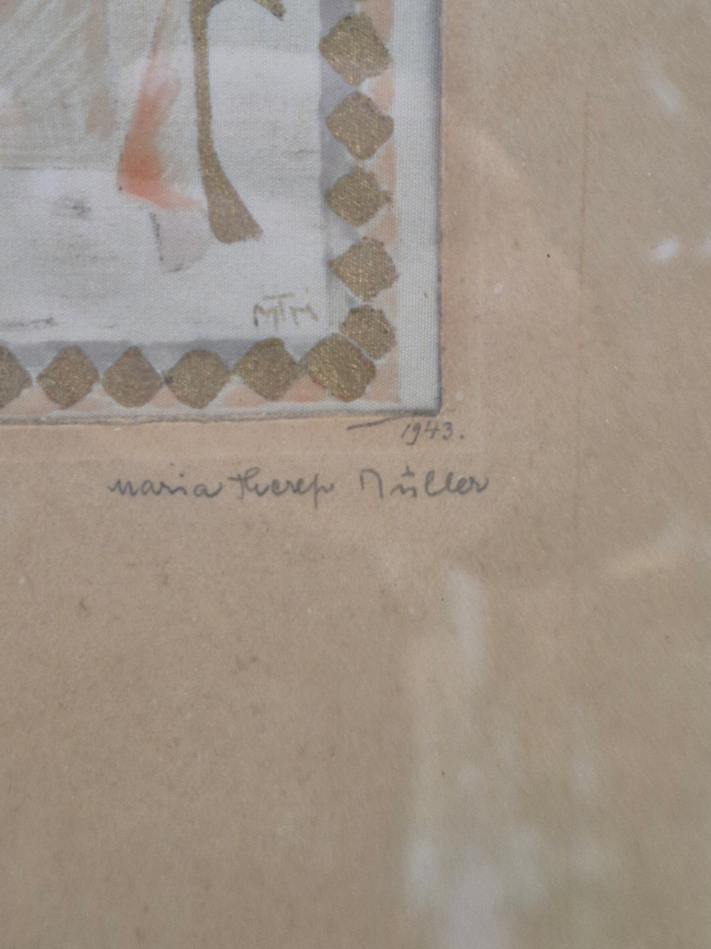 Kaiser Heinrich VI. auf dem Thron, Grafik auf Leinwand 27x36cm