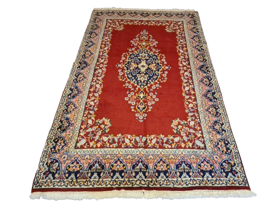 Perserteppich Orientteppich Handgeknüpfter Teppich Kirman Laver 234x135cm