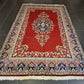 Perserteppich Orientteppich Handgeknüpfter Teppich Kirman Laver 234x135cm