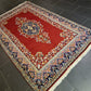 Perserteppich Orientteppich Handgeknüpfter Teppich Kirman Laver 234x135cm