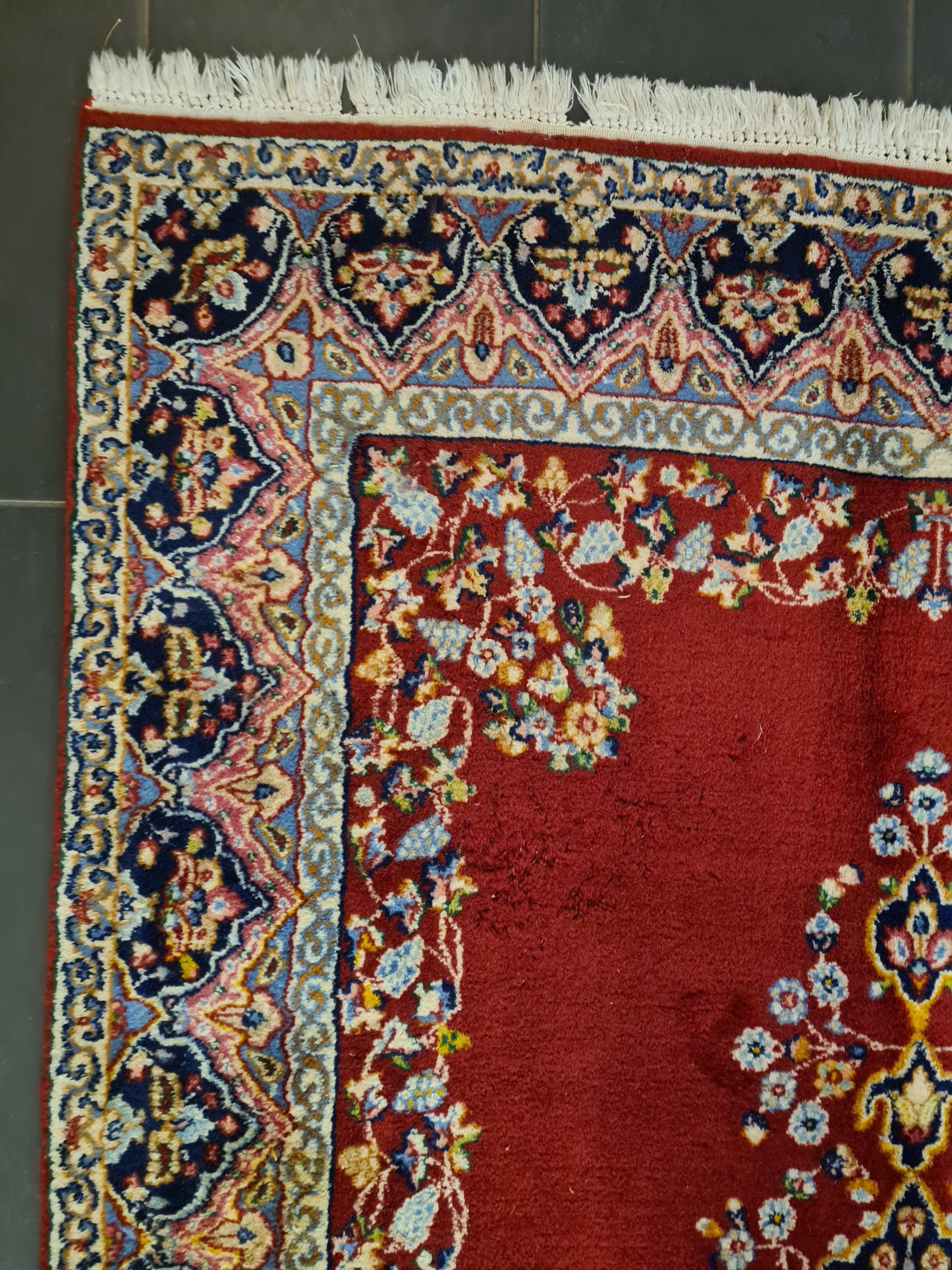 Perserteppich Orientteppich Handgeknüpfter Teppich Kirman Laver 234x135cm